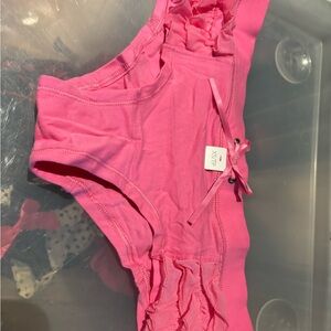 NWT xs pink undie